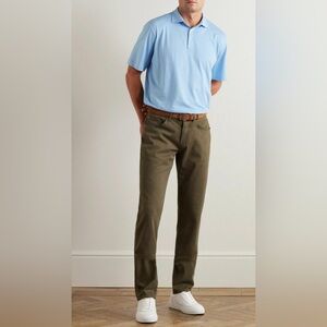 Peter Millar - Pilot micro square Pima Cotton-Jersey Polo Shirt